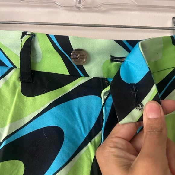 Loudmouth Blue and Green Men’s Pants, 34x30L - Picture 3 of 13